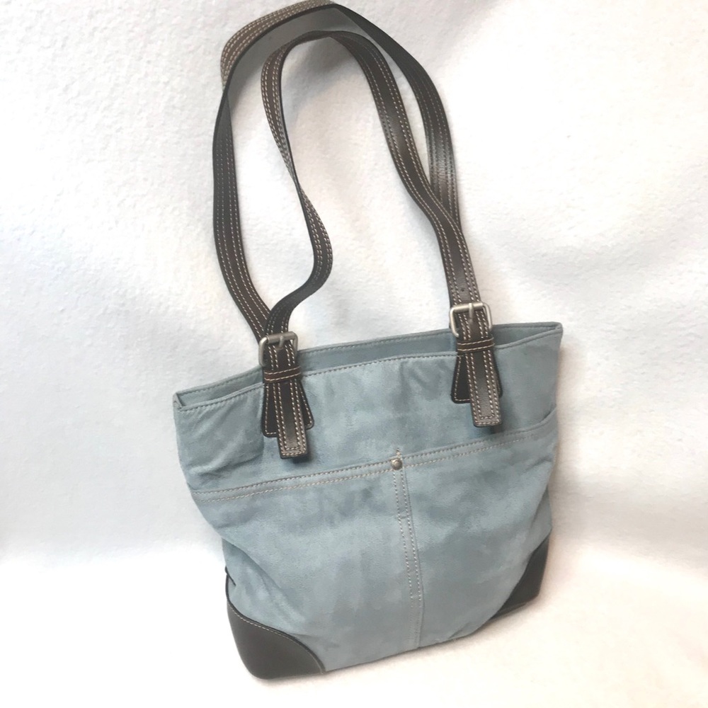 Tommy Hilfiger Leather & Soft Suede Purse